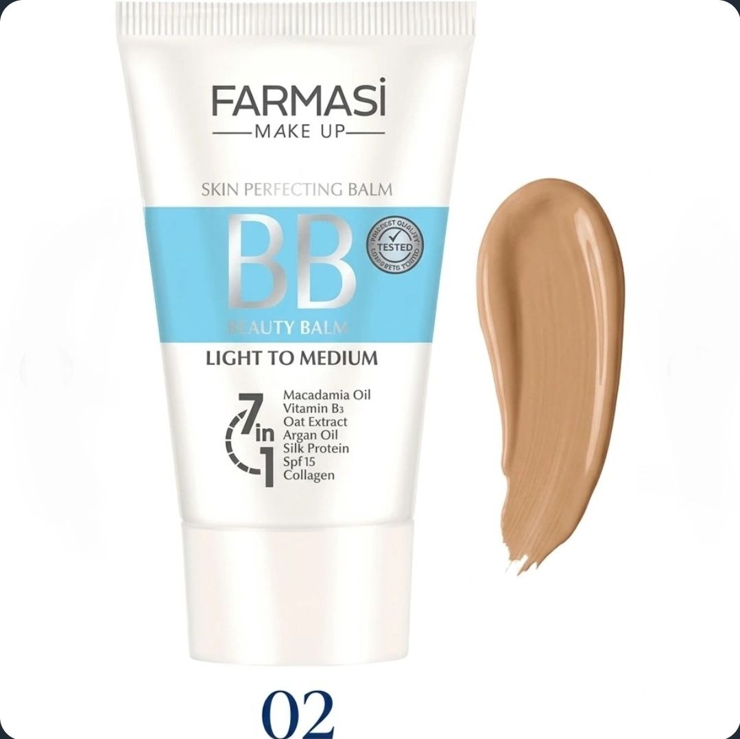 بی بی کرم فارماسی SPF15 شماره 01 و 02 حجم 50 میل 